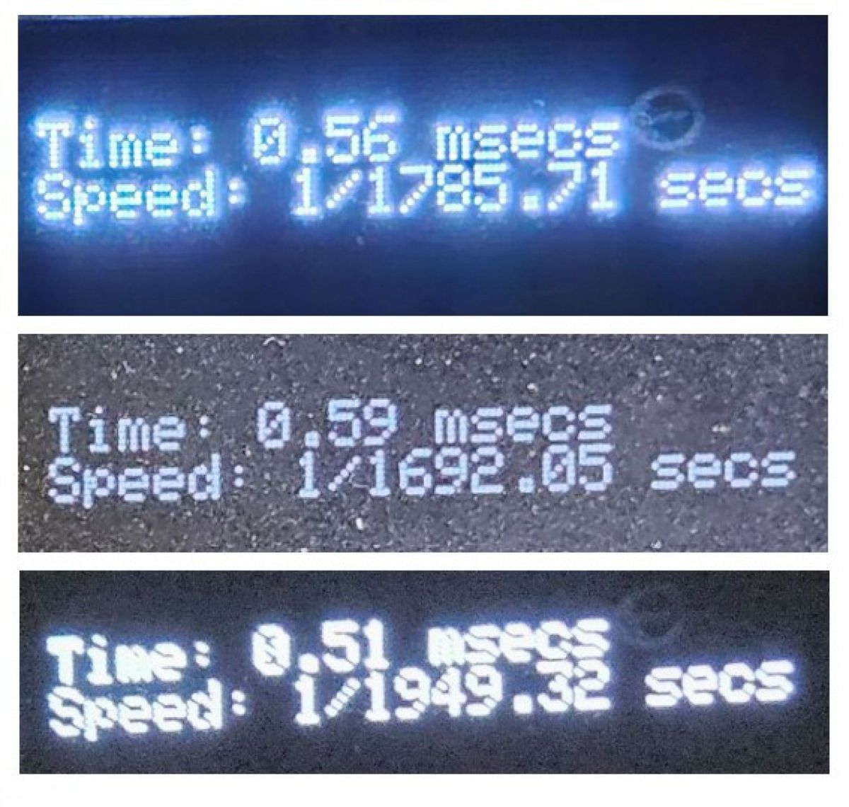 71)簡易シャッタースピードテスターを作ってみる ～ フィルムで撮って 