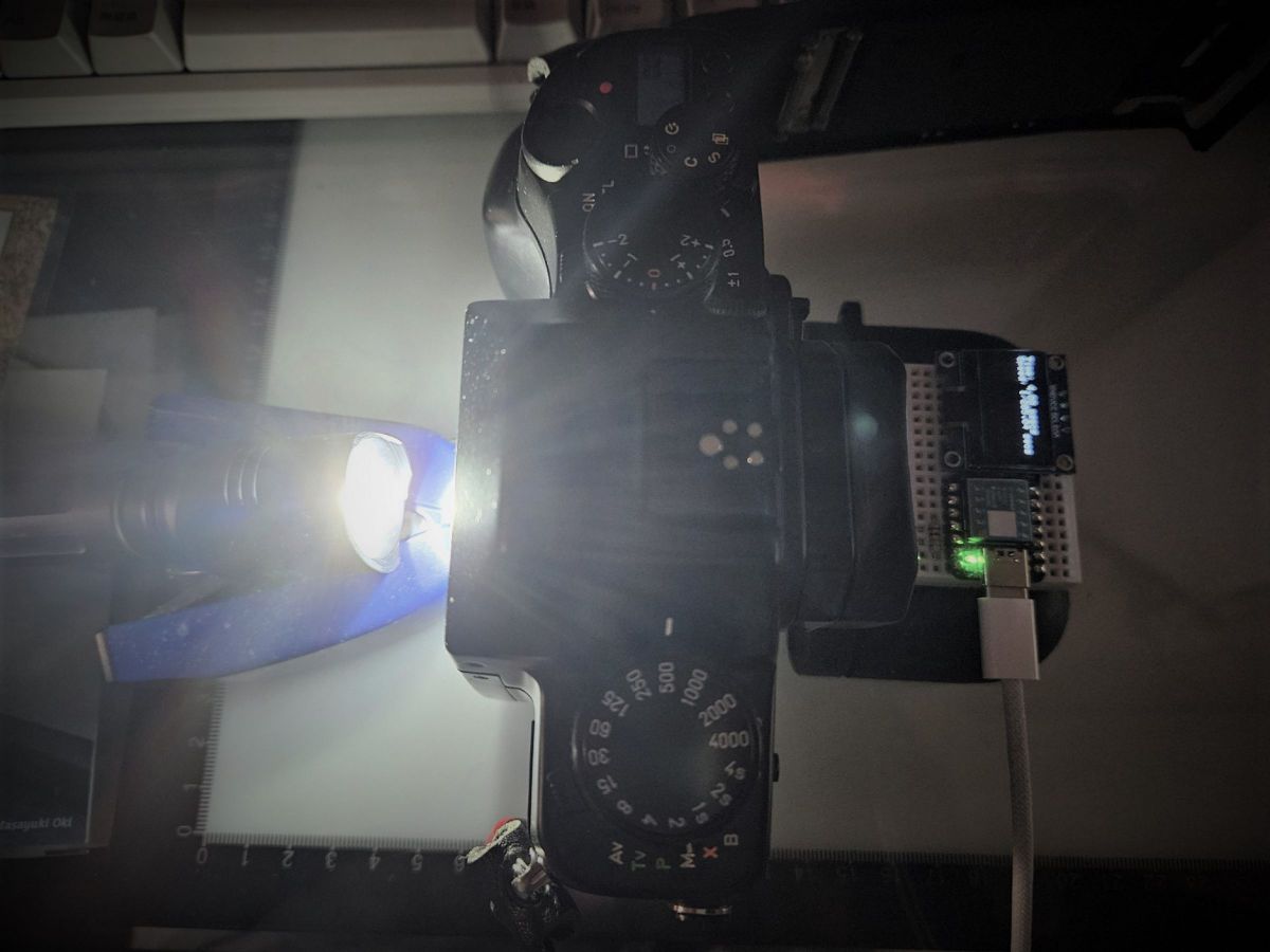 改良版シャッタースピードテスター（35mmフイルムカメラ用
