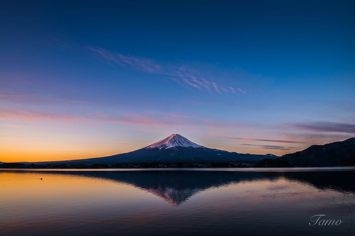 日が昇る時 自然 風景 山 Ganref