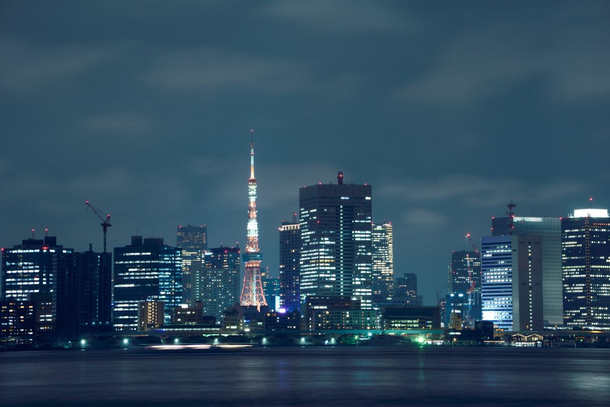 湾岸夜景 街並み 建物 夜景 Ganref