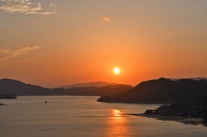 夕焼けの遠景 貞任高原は遠野で一番の夕焼けスポットかもしれない - 青藍寫眞館