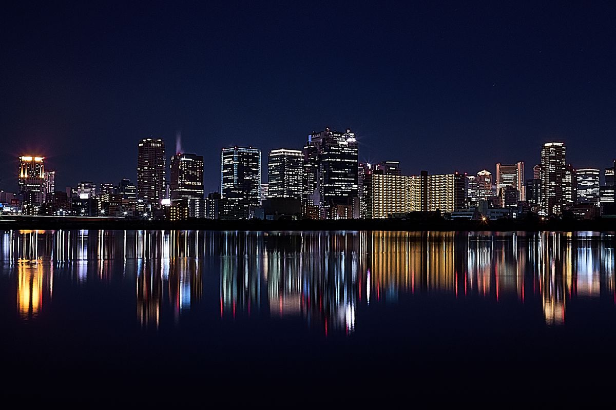 梅田夜景 街並み 建物 夜景 Ganref