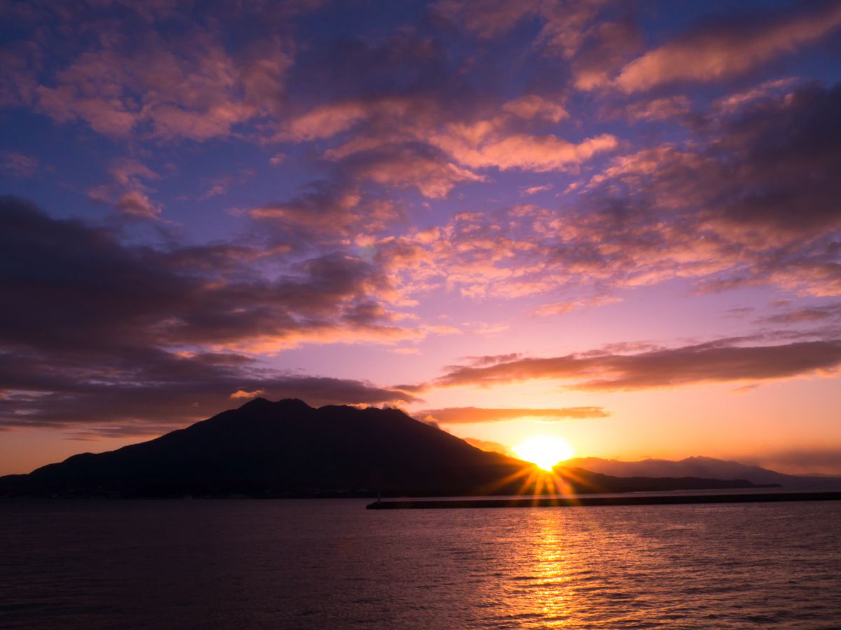 日の出 In 鹿児島 自然 風景 山 Ganref