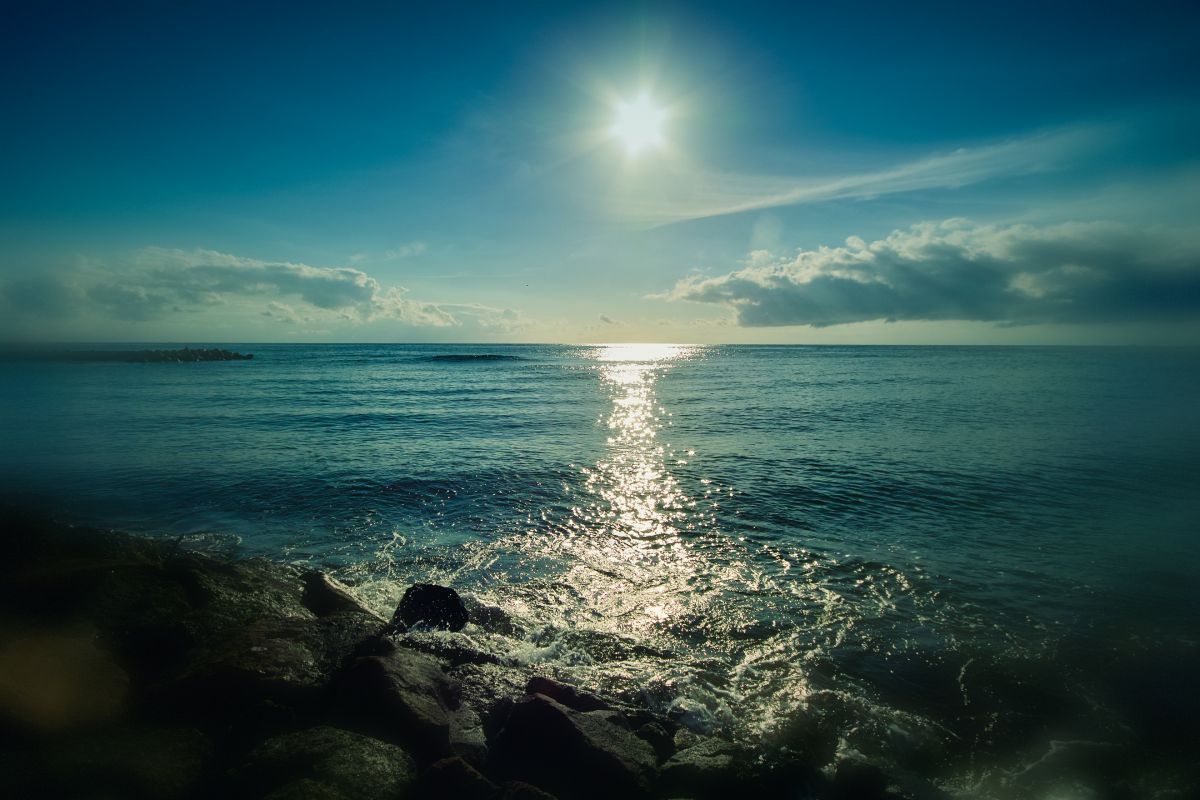 太陽の道 自然 風景 海 Ganref