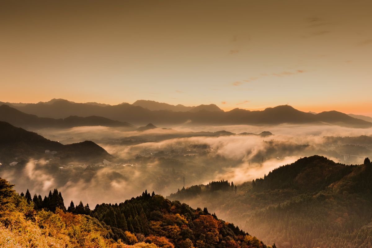 国見丘雲海 自然 風景 空 雲 Ganref