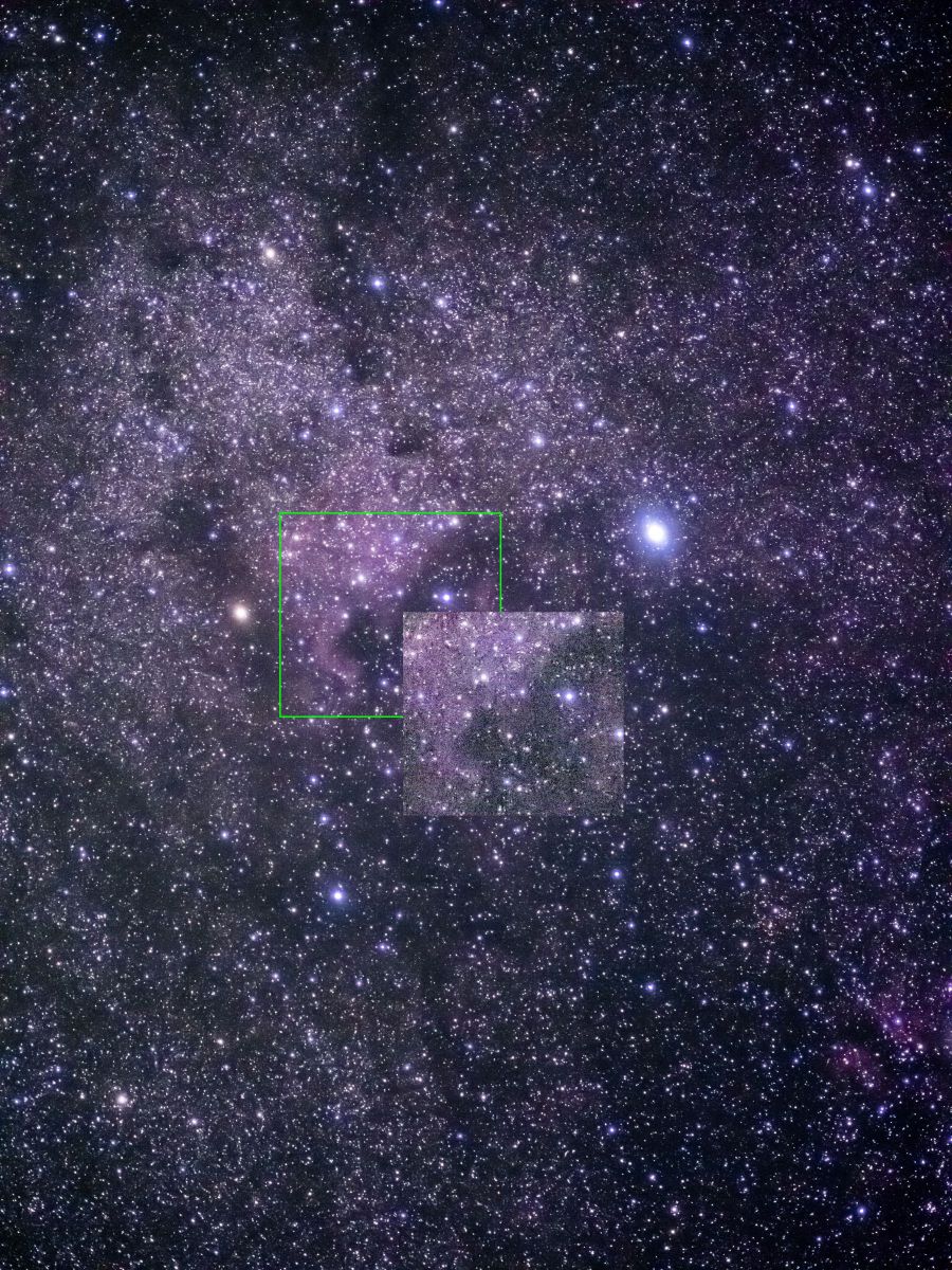 はくちょう座α星デネブと北アメリカ星雲(手持ちハイレゾ追尾効果) | GANREF
