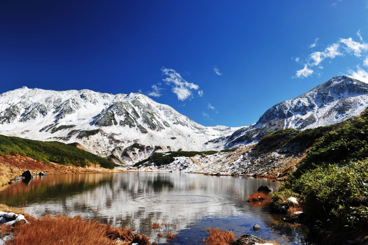 一石を投じる 自然 風景 高原 Ganref