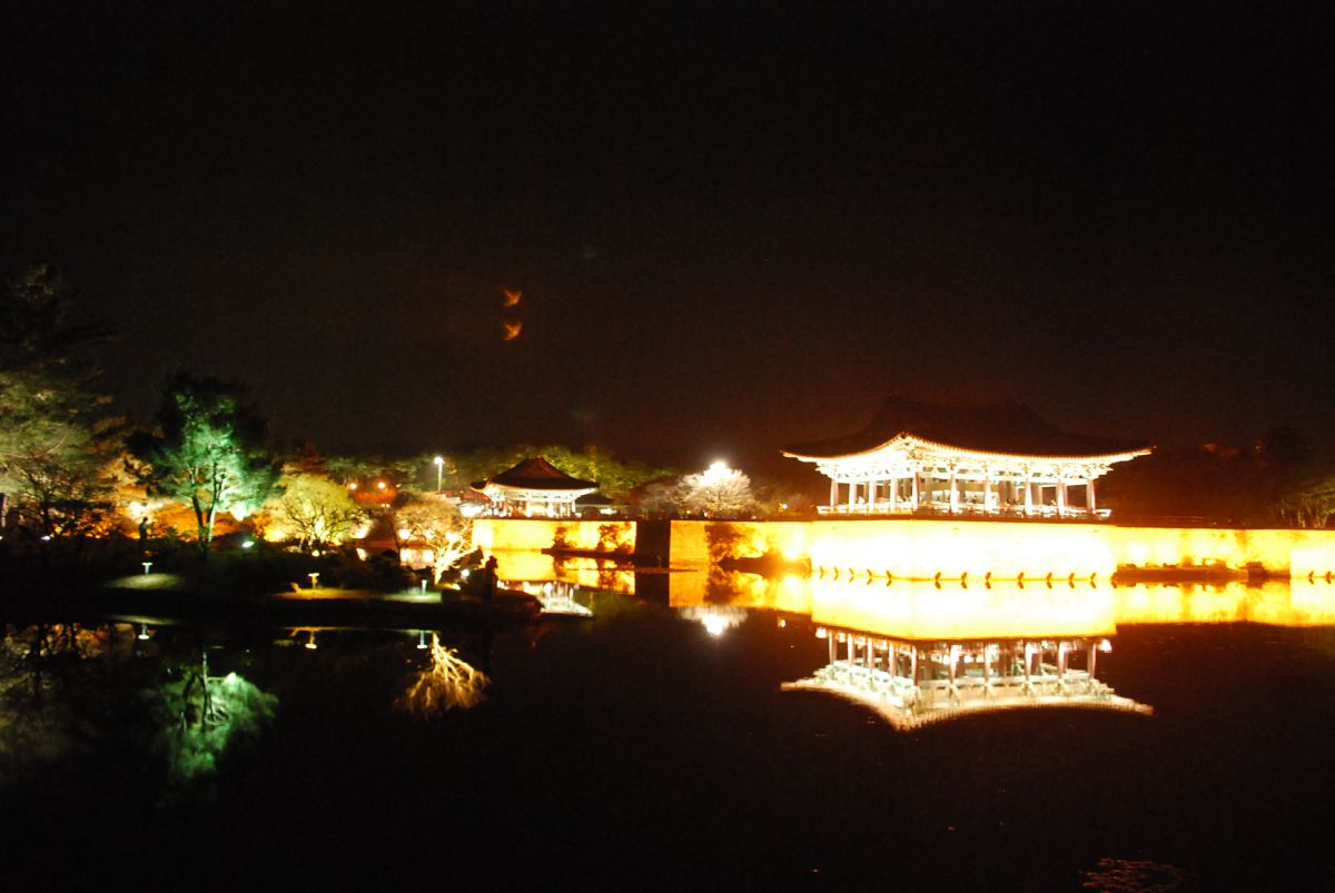 世界遺産 雁鴨池 韓国 慶州 街並み 建物 世界文化遺産 Ganref