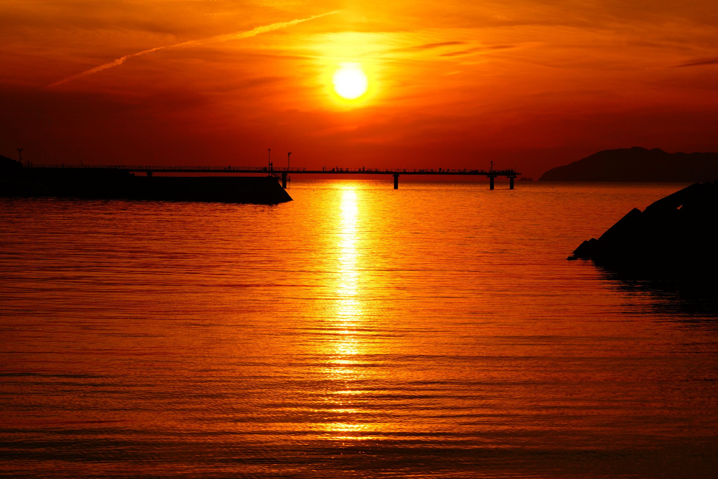 夕焼けの遠景 貞任高原は遠野で一番の夕焼けスポットかもしれない - 青藍寫眞館