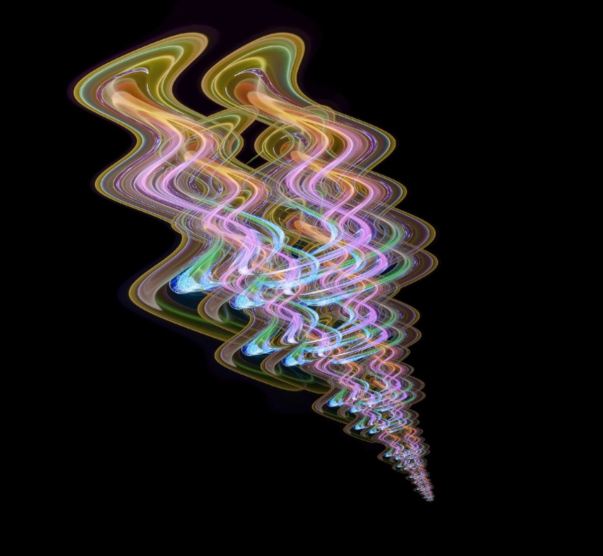 煙のフラクタル風加工２ ライフ その他 Ganref